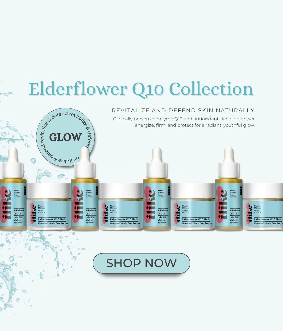 Elderflower Q10 Collection  ilike Natural Skin Care Skinsimply October 2025