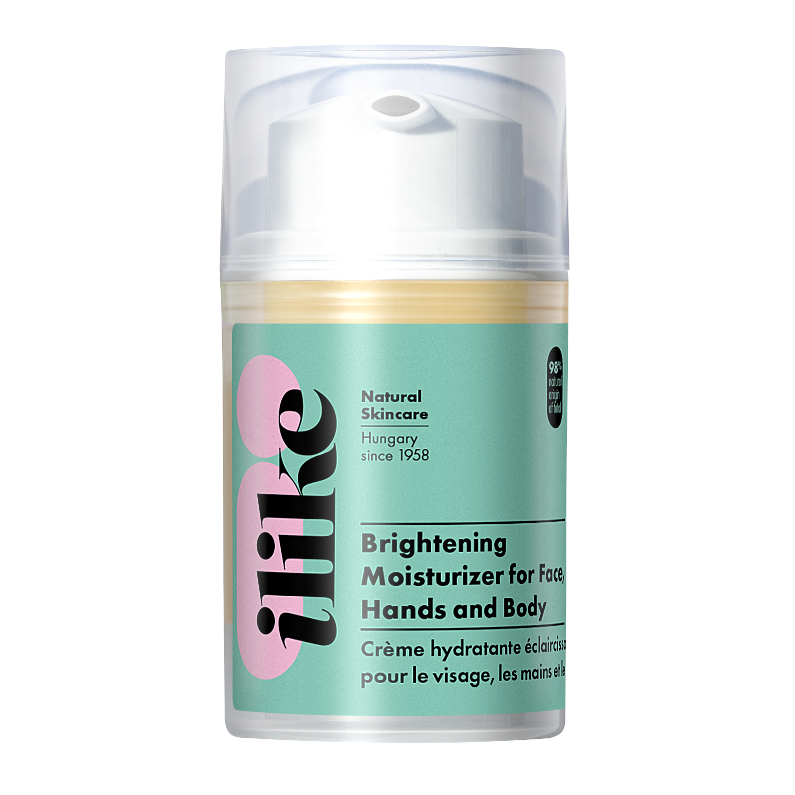 Brightening Moisturizer for Face, Hands and Body ilike Organics Canada