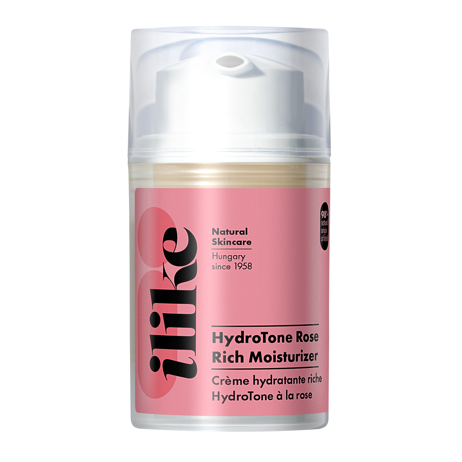 HydroTone Rose Rich Whipped Moisturizer for face, neck & décolleté ilike Organics Canada
