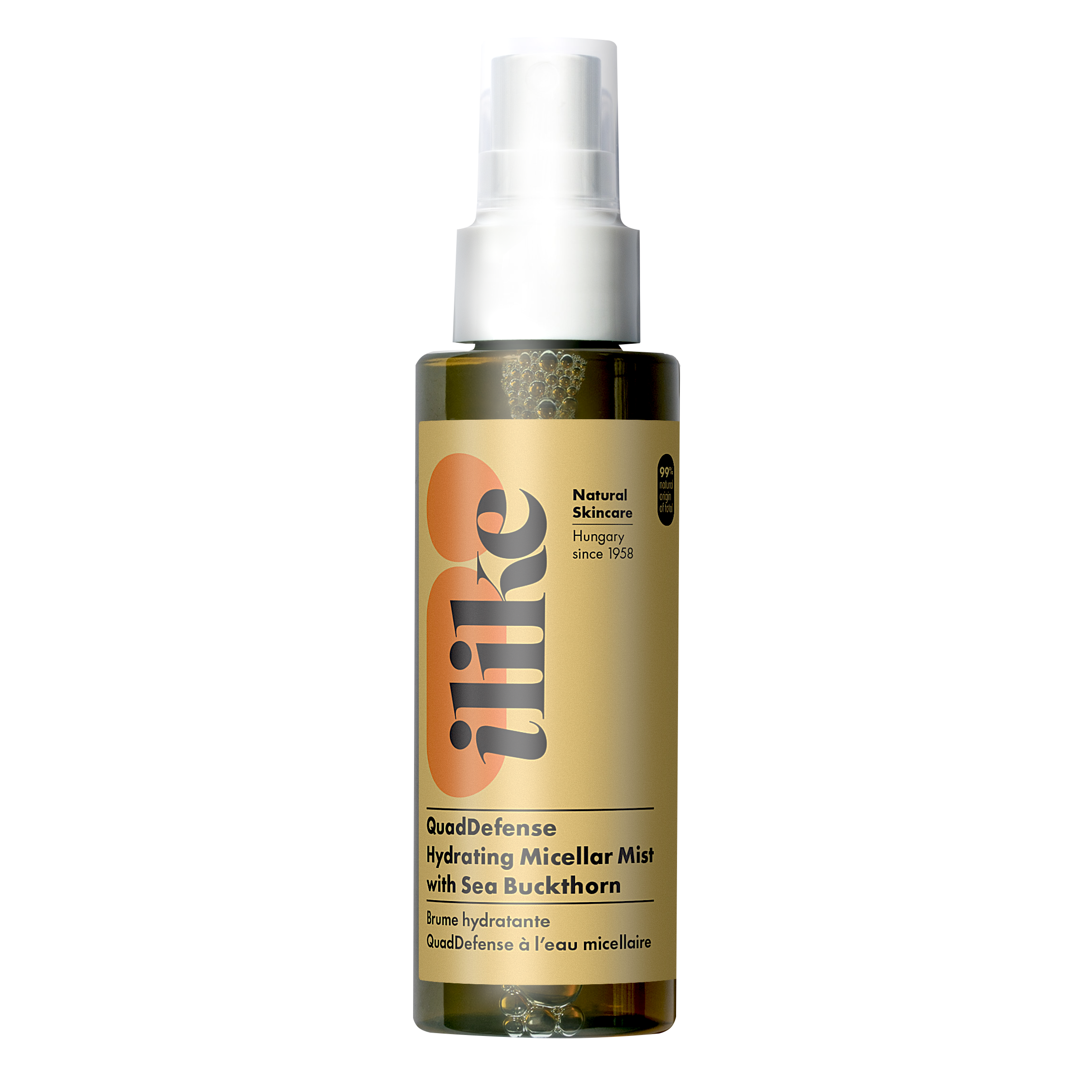 QuadDefense Hydrating Micellar Mist with Sea Buckthorn ilike Organics Canada