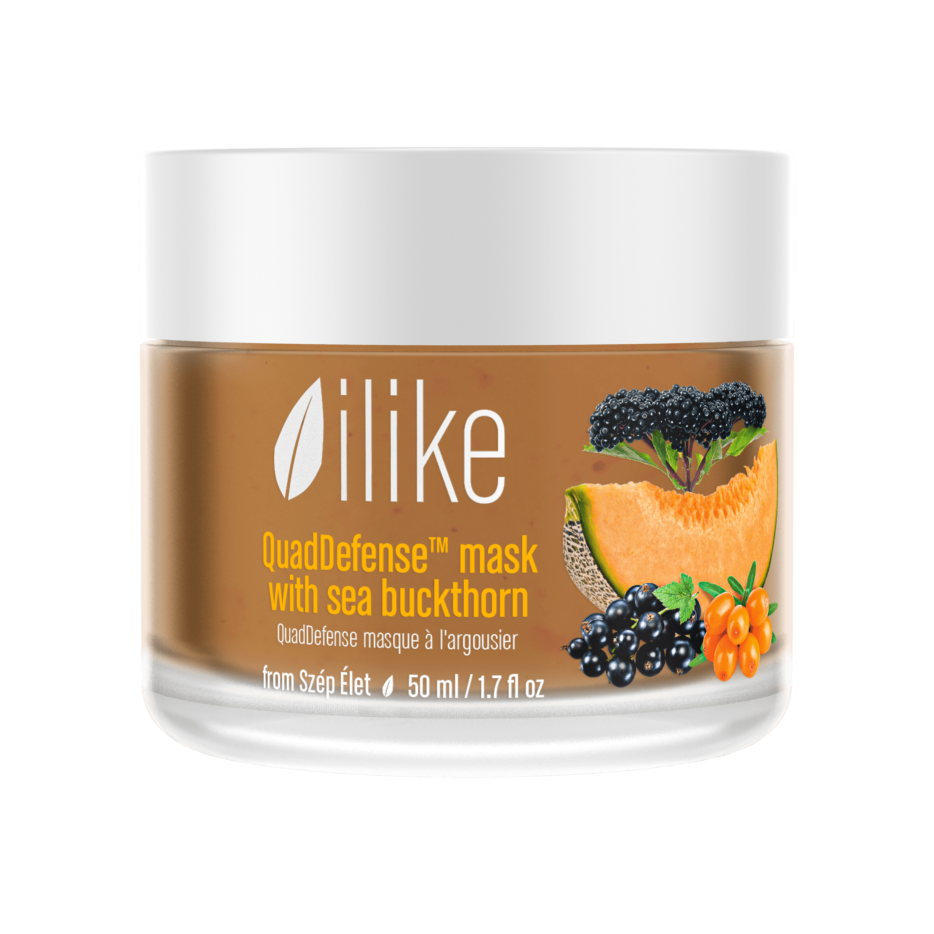 ilike Organics QuadDefense Mask with Sea Buckthorn